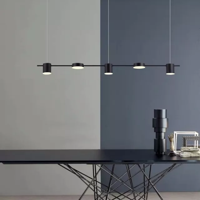 LED Pendant Light Kitchen Black Ceiling Lights Bar Lamp Home Chandelier Lighting