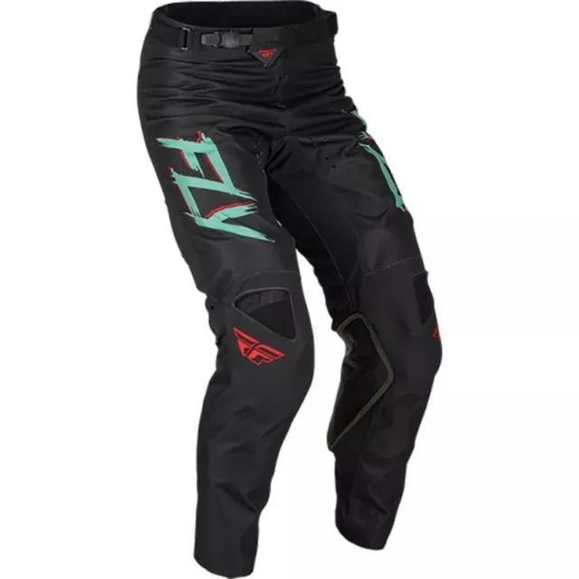 NEW Fly Racing Kinetic S.E Rave Black/Mint/Red Motocross Dirt Bike Pants