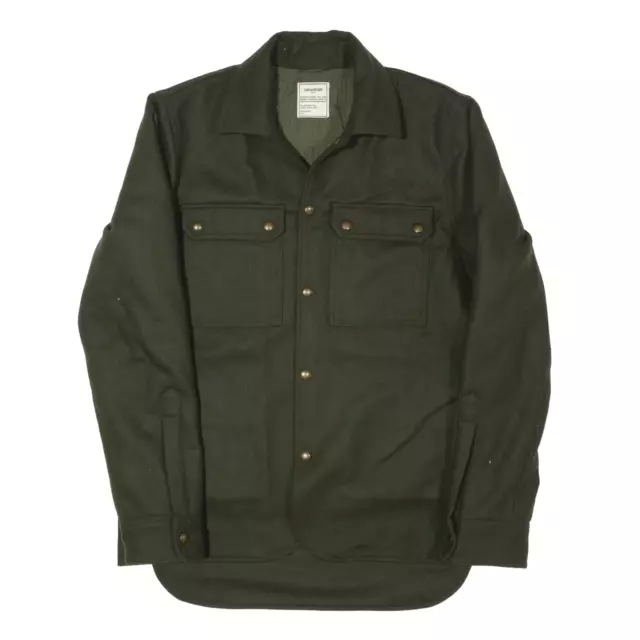 ZADIG & VOLTAIRE Giacca Cappotto Lana Verde Uomo S