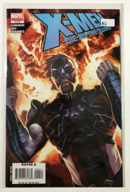 X-Men - Die By the Sword #4  Marvel Comic Book - Claremont, Santacruz