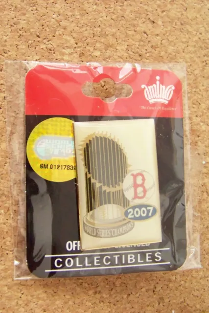2007 Boston Red Sox WS W.S. World Series Champions pin printed MLB