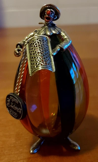 Clown con Grattuggia in Argento e Murano designer Vittorio Angini, Pietro Sorini