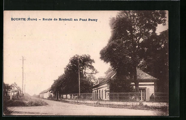 CPA Bourth, Route de Breteuil au Pont Passy