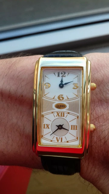 Montre GUESS G7 Big Logo Vintage Collection - Année 1995 - Pour Unisexe - Neuf Avec étiquettes - Pièce Rare NOS
