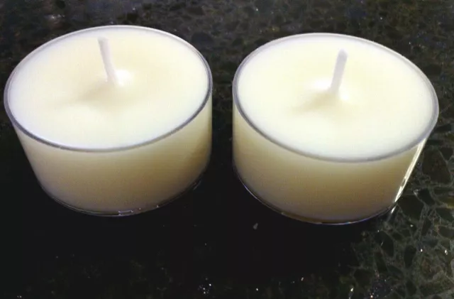 premium TEA LIGHT CANDLES🕯ecoSOYA non toxic SOY wax~BURN TIME 5+hrs EACH 3