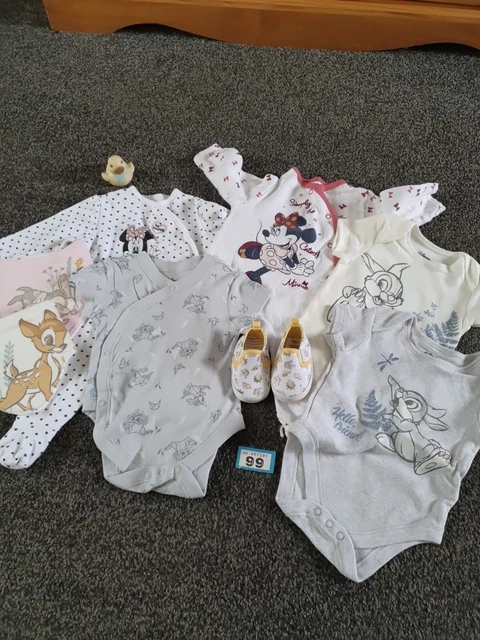 Baby Girls 3-6 Months Disney Bundle (B99)