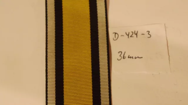 Ordensband Preußen 1813 bis 1815 Kriegsteilnehmer 36mm 0,5meter D424_3 (m9,80)