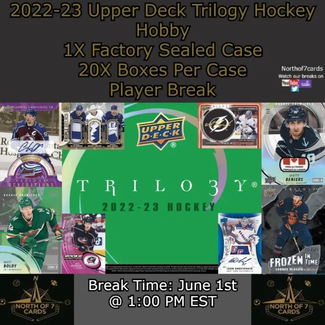 Saku Koivu 2022-23 Upper Deck Trilogy Hockey - 1 Case Player BREAK #4