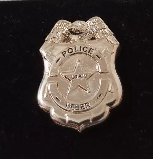 Police Lapel Pin Heber City Utah Officer Sergeant Sheriff Patrolman