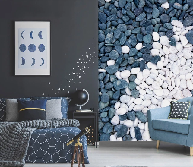 Papier Peint Adhésif Déco 3D 'Beach Cave' - Facile à Poser Et à Retirer, Pour Un Mur Unique