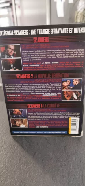 DVD thriller surnaturel intégrale scanners David cronenberg 3