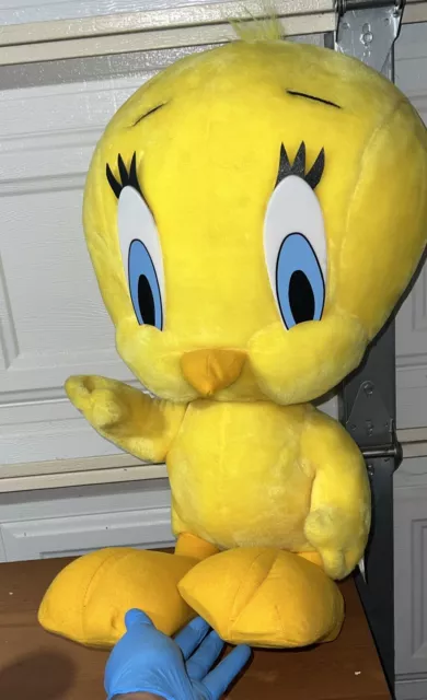 25” Vintage 1993 Looney Tunes Tweety Bird Plush XL MINT!!