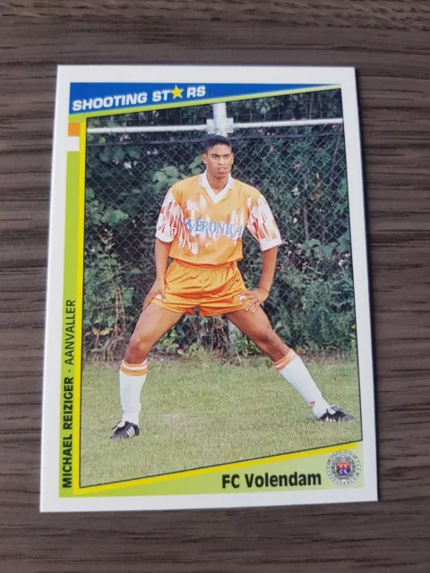 Michael Reiziger Dutch issue MERLIN SHOOTING STARS CARD 92/93 AJAX RC NO PANINI