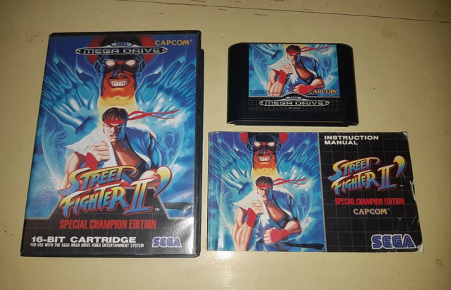 JEU SEGA MEGA Drive STREET FIGHTER 2 CHAMPION EDITION complet (envoi