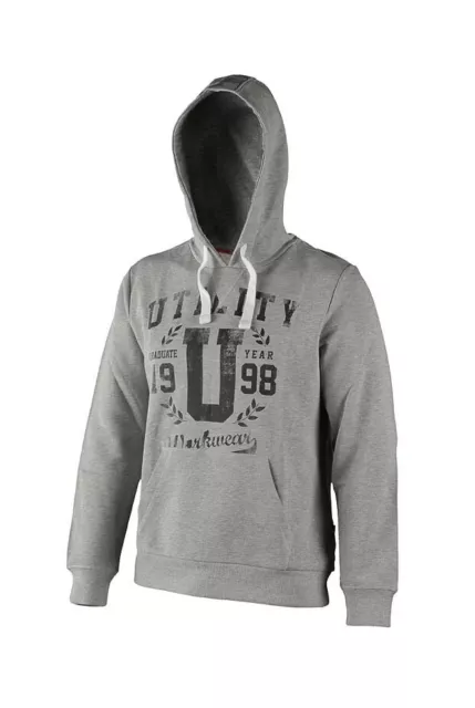 Diadora Utility Felpa da lavoro con cappuccio Hood Graphic 171665 C5493 GRIGIO M