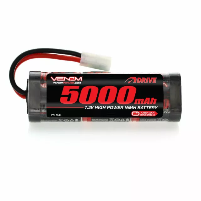 7.2v Battery Pack Sub-C with Tamiya Plug for Electric RC 7.2 Volt Extra Run Time