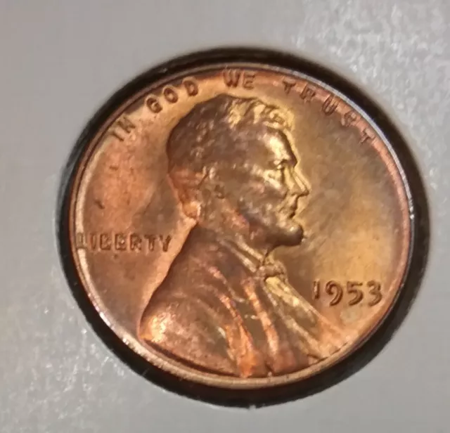 1953 Lincoln Wheat Cent  P - BU - Uncirculated