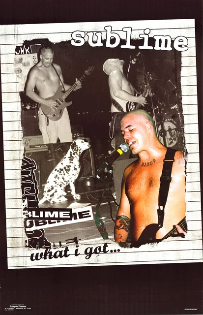 Vintage 2002 Sublime What I Got Bradley Nowell Concert 542 Scorpio Poster 34x22 Vintage 2002 Sublime What I Got Bradley Nowell Concert 542 Scorpio Poster 34x22