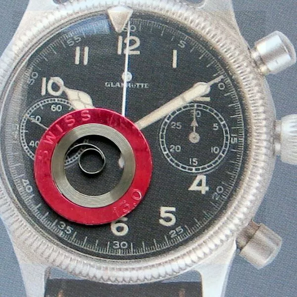 Zugfeder für Urofa 59 Glashütte Fliegeruhr Pilot Watch WW2 Mainspring