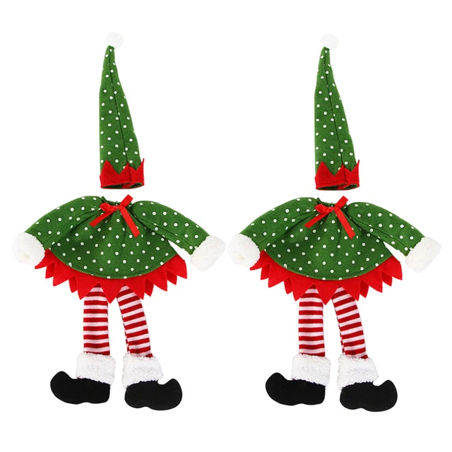 2 Pcs Weihnachtspullover Mit Weinflasche Weihnachtsdeko Dekorationen