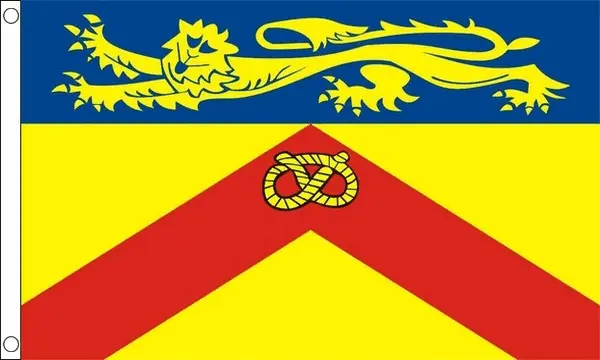 Cortina de ataúd Staffordshire Old Crest bandera nacional con envío rápido