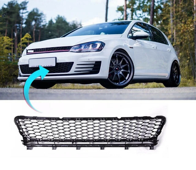 Fits VW Golf Mk7 Gti Gtd 2013-2016 Front Bumper Lower Centre Grille No ACC Hole