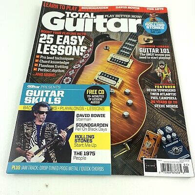 Total Guitar Issue 327 January 2020 + Guitar Skills CD David Bowie Soundgarden