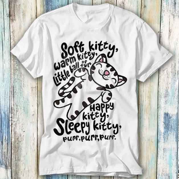 Soft Kitty Warm Kitten Cute Cat Pet Lover T Shirt Meme Gift Top Tee Unisex 424