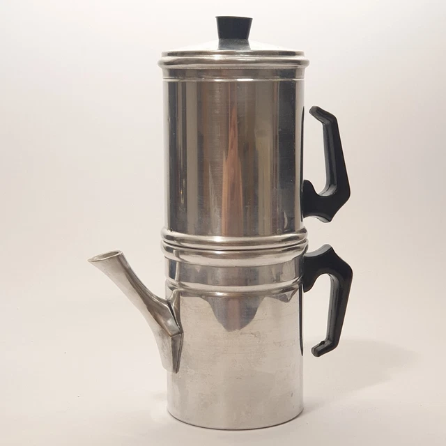 Vintage Italian Coffee Maker Caffè Rapid Moka Espresso Coffee Maker Pure Al