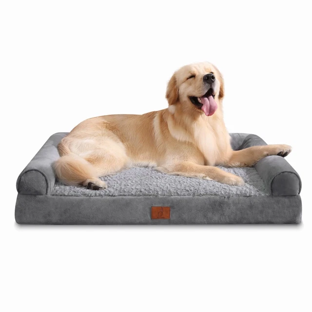 Yiruka Soft Extra Large Dog Bed Orthopedic Memory Foam Pet Sofa for Large Dog