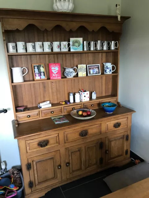 Solid Oak Kitchen Dresser