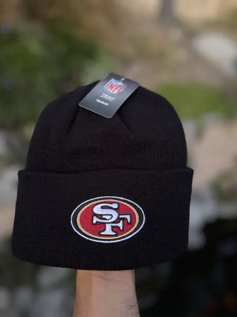 Reebok NFL Team Apparel San Francisco 49ers Forty Niners Beanie Hat Jerry Rice