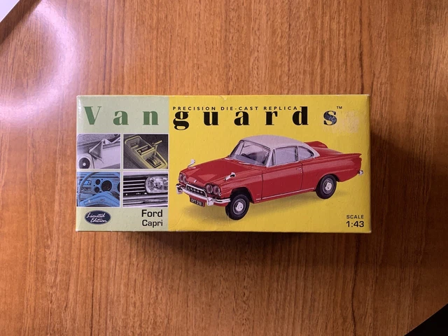 Corgi Vanguards 1:43 Ford Classic Capri Monaco Red VA34004