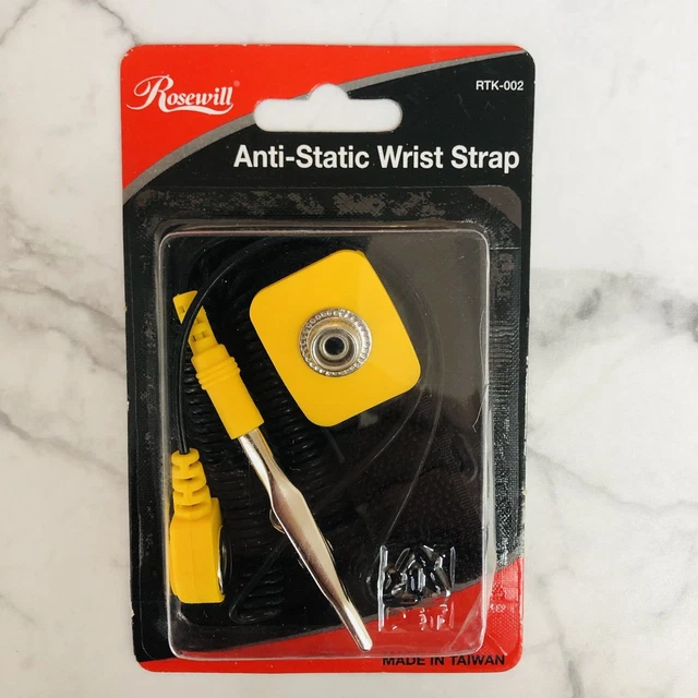 Rosewill Anti Static Wrist Strap Band with Grounding Wire, RTK-002 New