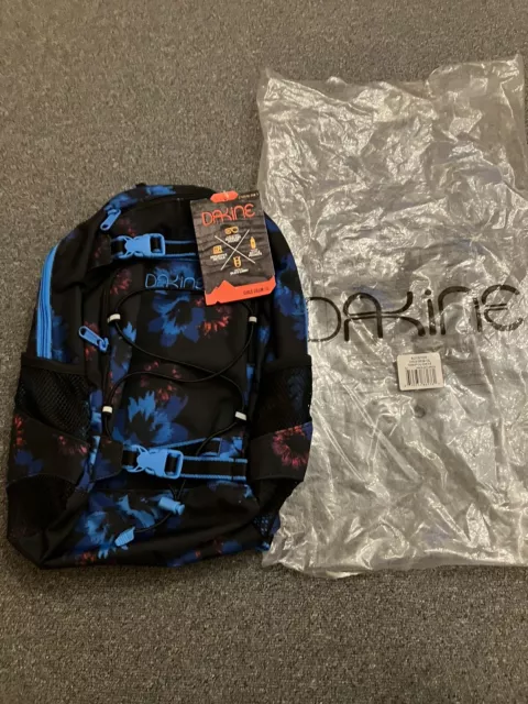 Dakine Rucksack Girls Grom 13l Blume neon blau pink blue flowers41x24x15 neu ovp