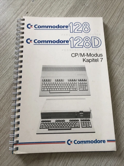 Notice Manual Commodore 128/128D CP/M-Modus Kapitel 7