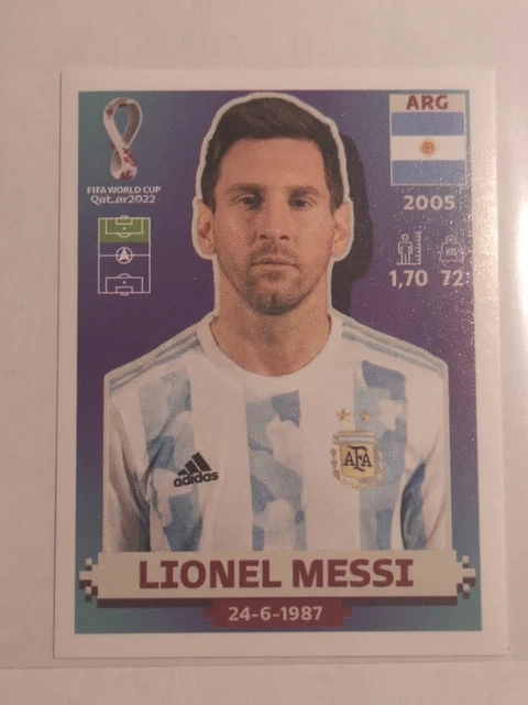 Autocollant Lionel Messi 2006 Coupe Du Monde FIFA - #185 Rookie - Très Bon état