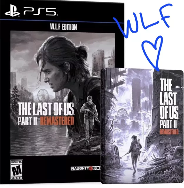 The Last of Us Part 2 II Remastered WLF Edition PS5 Playstation 5 SHIP ASAP