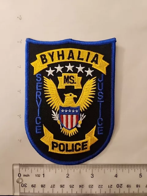 Byhalia Police Patch Mississippi MS NEW FREE SHIPPING