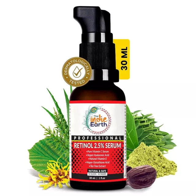 Das Indie Earth Retinol Serum mit Vitamin C Serum 30 ml