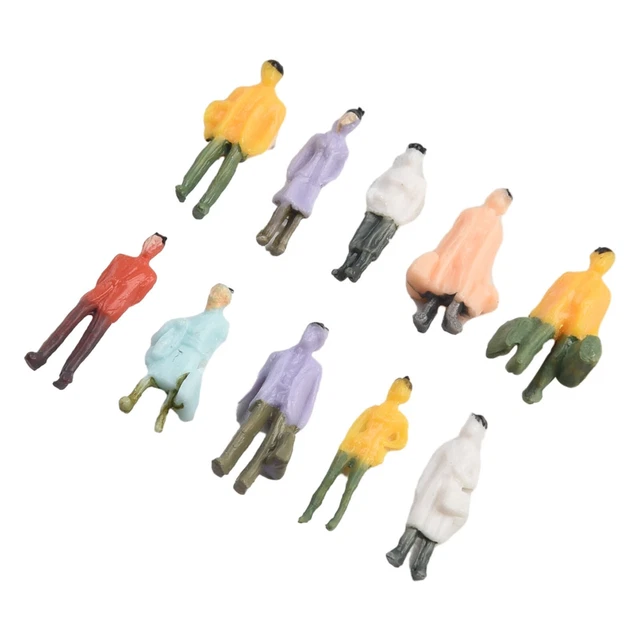 Figurines De Personnes Non Peintes à L'Échelle HO (1:87) - Maquette De Train, Réf. 5772