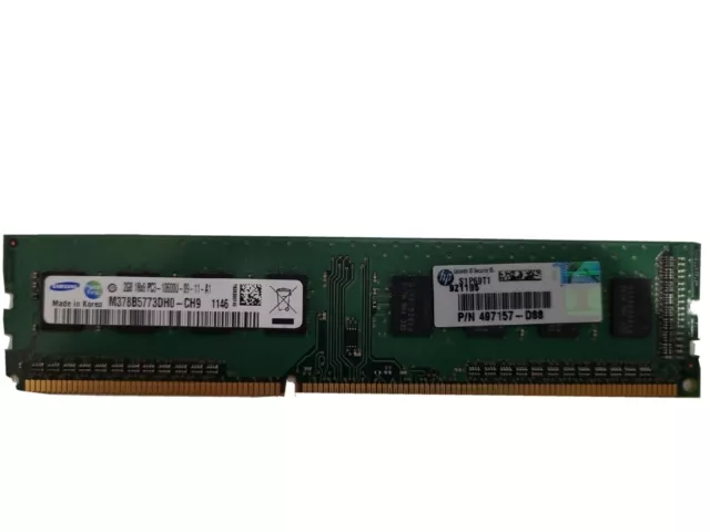 Samsung 2GB 2Rx8 PC3-10600U-09-11-A1 Memory RAM - Tested & Working