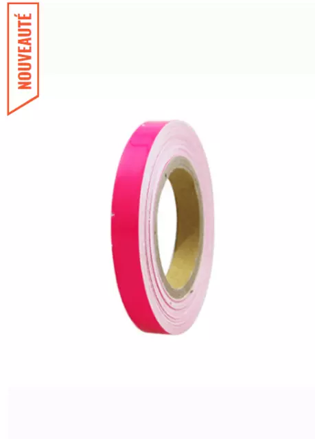 Bandes adhésives fluorescentes de la marque 3M™ pour moto - 7mm x 6MT