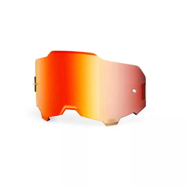 Occhiali Specchio Goggle Shop 100% Armega Motocross Inferno Rosso