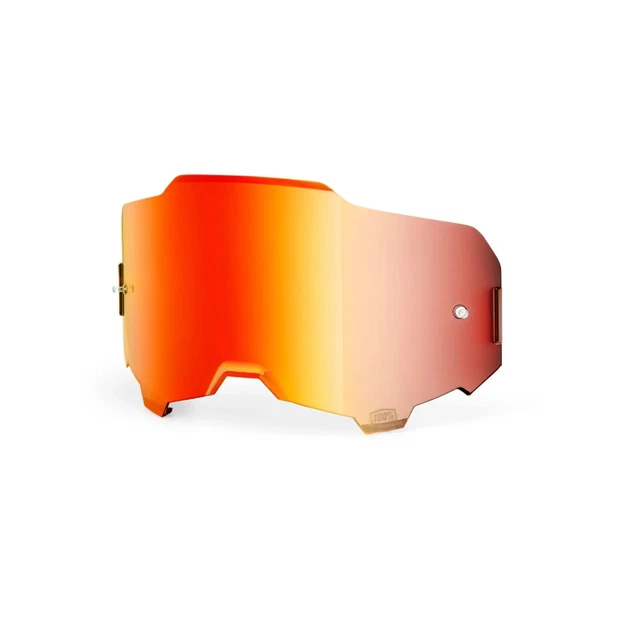 Occhiali Specchio Goggle Shop 100% Armega Motocross Inferno Rosso