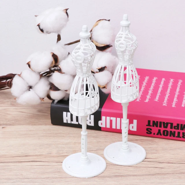 10 Pcs Kleiderordnung Miniatur-Kleiderform Modellständer Tragrahmen Kind