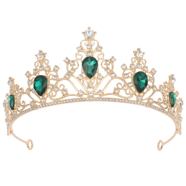 Corona da donna sposa retrò matrimonio diademi in strass accessori damigella d'onore