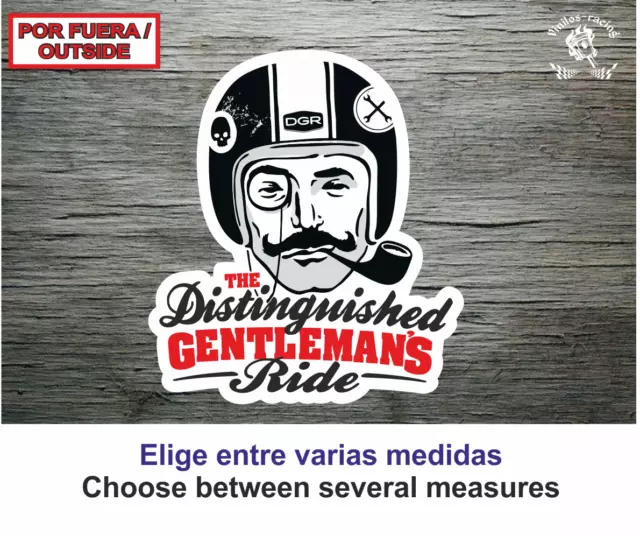 Vinilo Sticker Decal Vinyl The Distinguishel Gentleman's Ride Gentelman