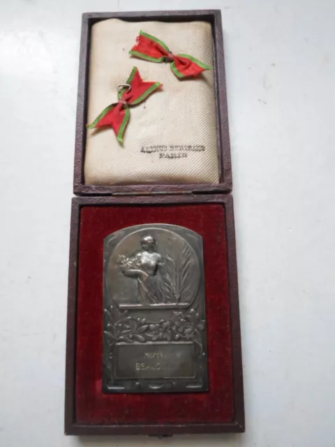 Plaquette Bronze H. Kautsch  / Plaque Medaille France