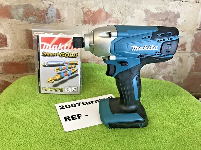 Makita TD127D Cordless 18V G Series Impact Driver Body PLUS IMPACT GOLD BITS